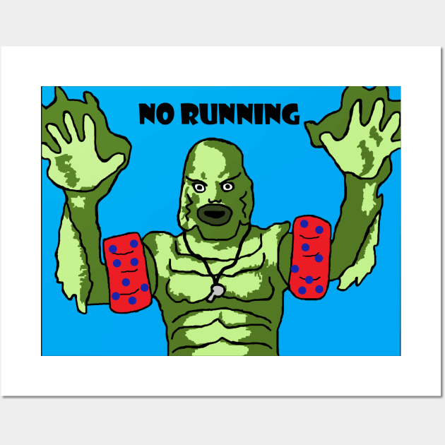 No Running Wall Art by DeliciousAmbiguity